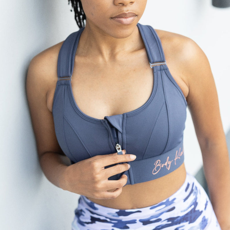 Multiply Raleigh Body Kind Sports Bra - Version 2.0 | Navy | Lisa Raleigh — Multiply Mall
