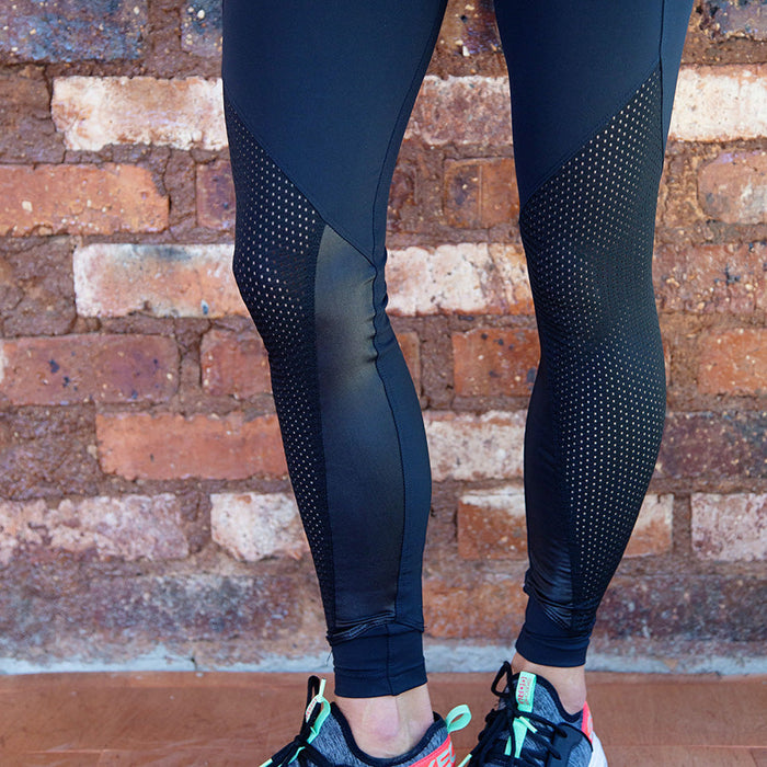 "ALLURE" Mesh Tights | Black