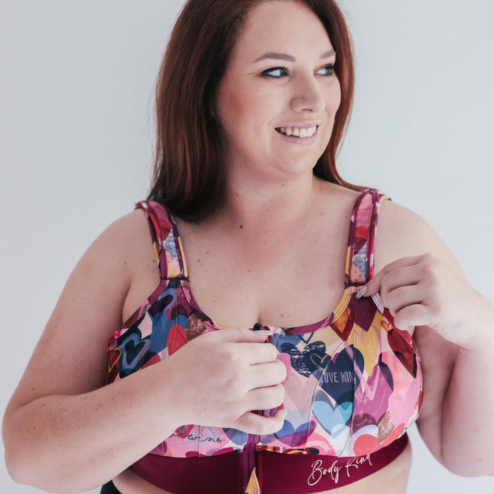 Body Kind Sports Bra - Version 2.0 | Self-Love Hearts