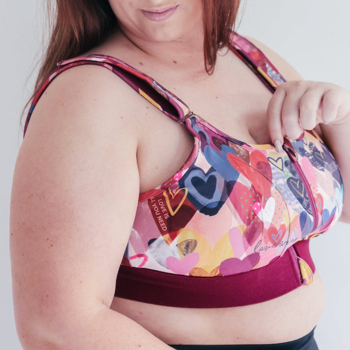 Body Kind Sports Bra - Version 2.0 | Self-Love Hearts