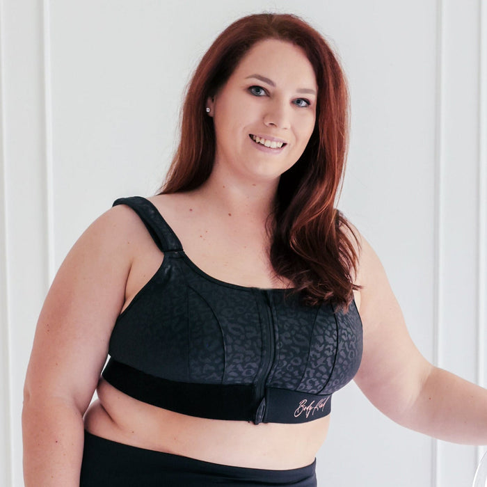 Body Kind Sports Bra - Version 2.0 | Black Leopard