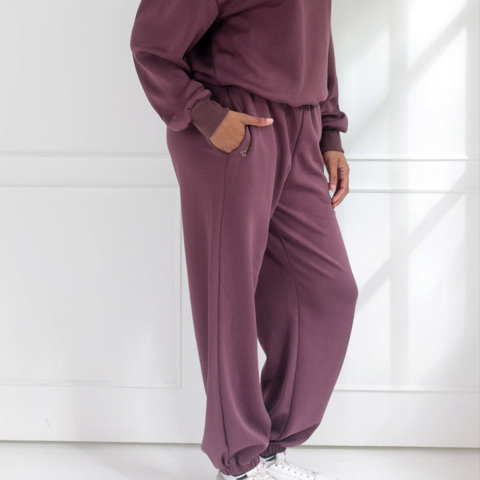 Sleek & Chic Tracksuit | Plum