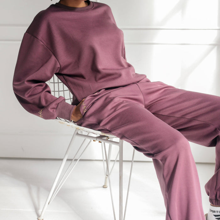 Sleek & Chic Tracksuit | Plum