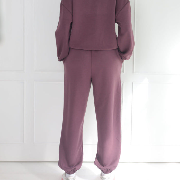 Sleek & Chic Tracksuit | Plum