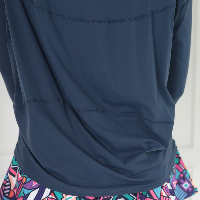 Lightweight Long Sleeve Top | Navy