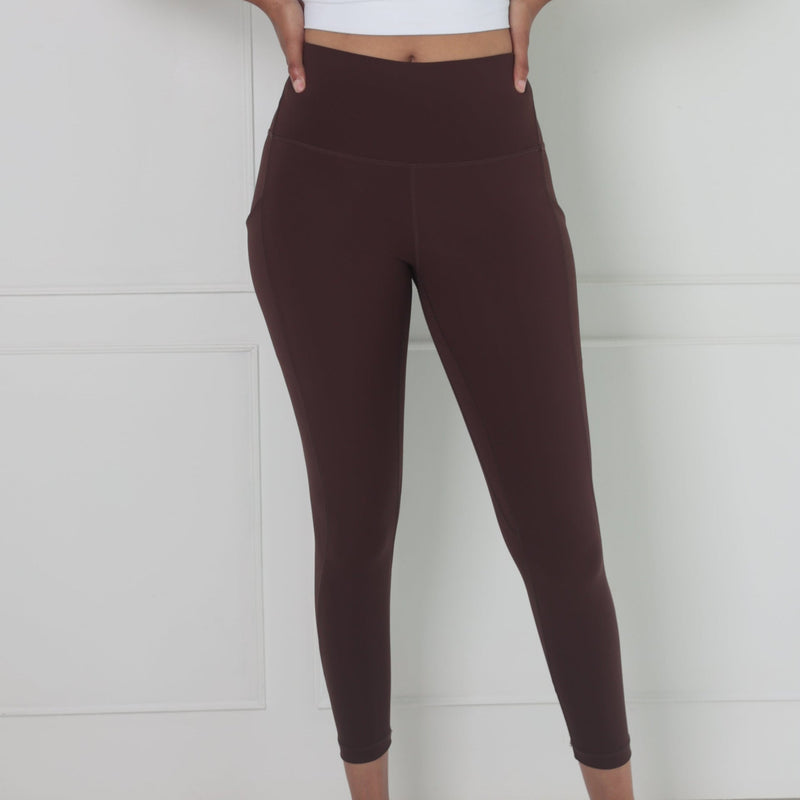 "EMPOWERED" Leggings | Brown
