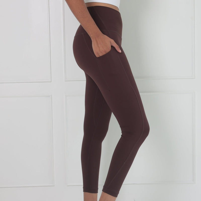 "EMPOWERED" Leggings | Brown
