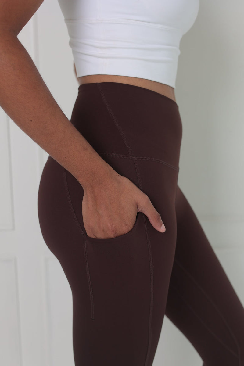 "EMPOWERED" Leggings | Brown