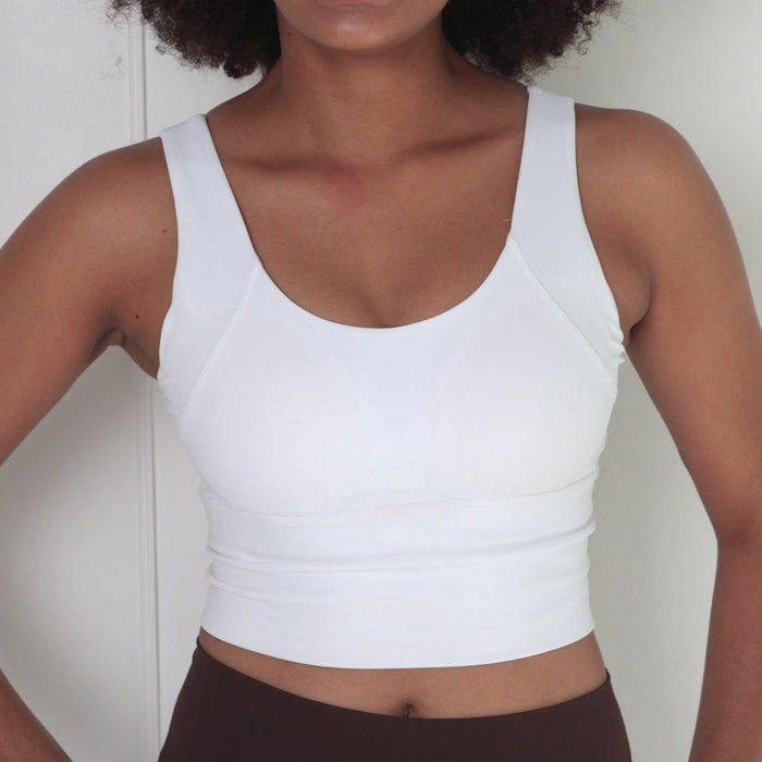 Hourglass Crop Top | White