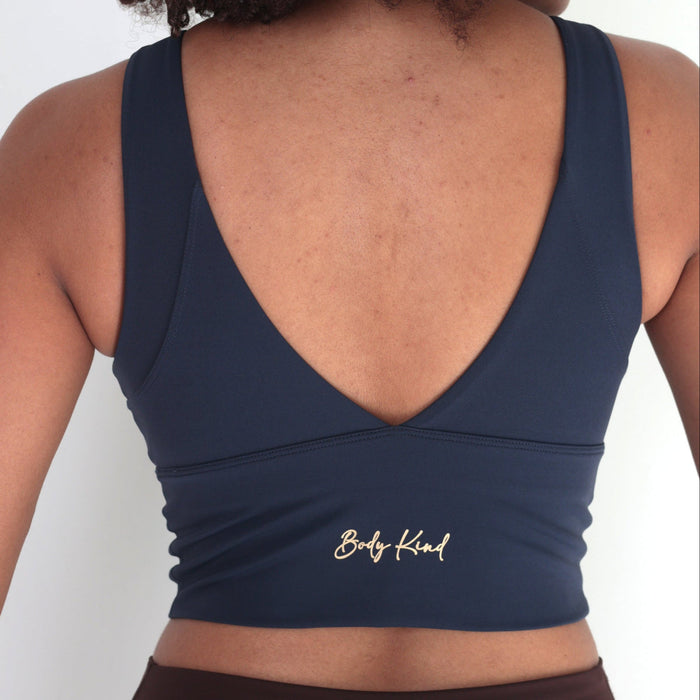 Hourglass Crop Top | Navy