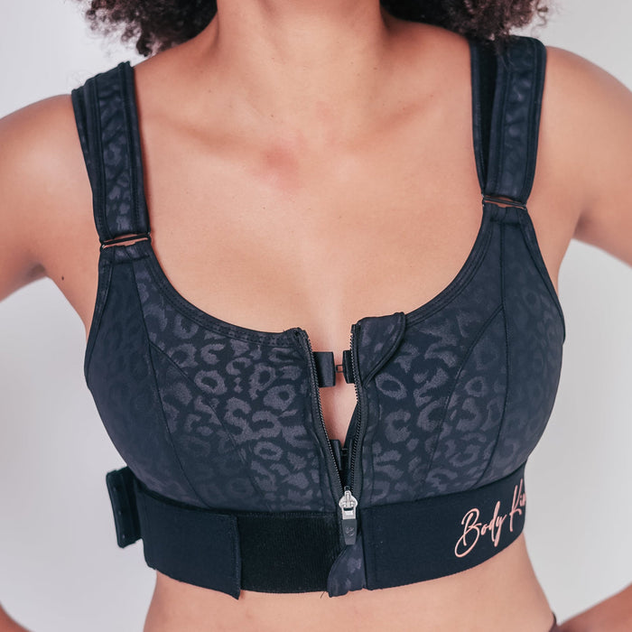 Body Kind Sports Bra - Version 2.0 | Black Leopard