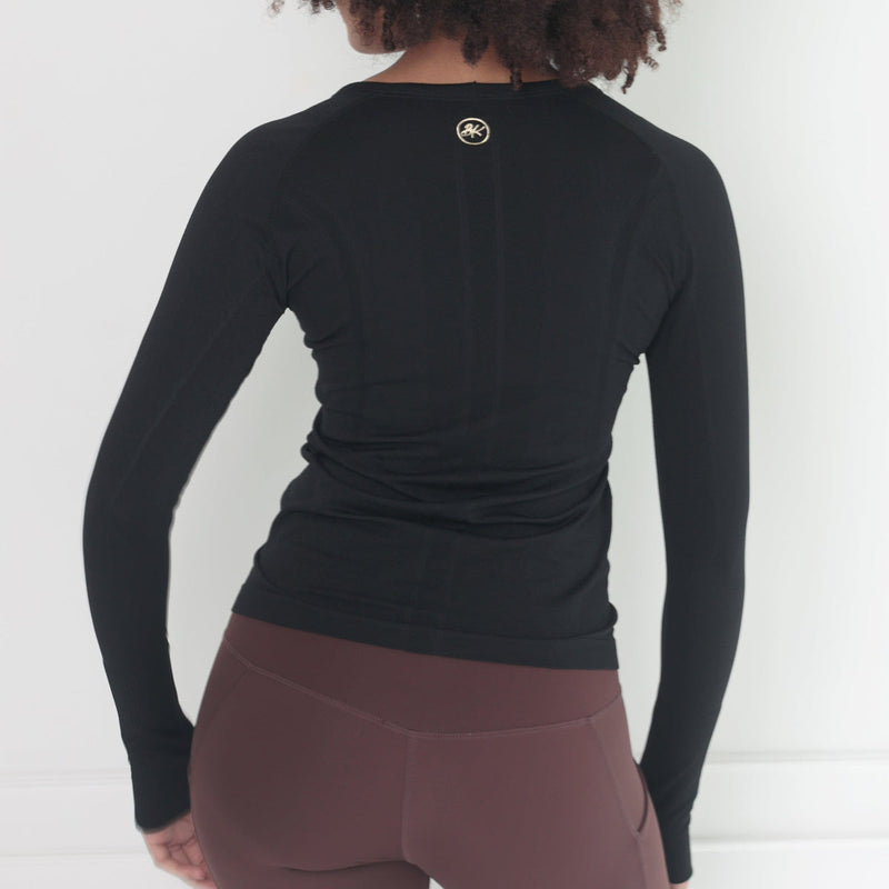 Classic Long Sleeve Top | Black