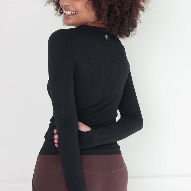 Classic Long Sleeve Top | Black