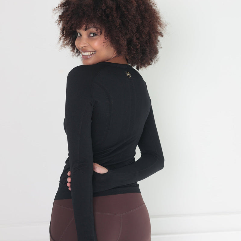 Classic Long Sleeve Top | Black
