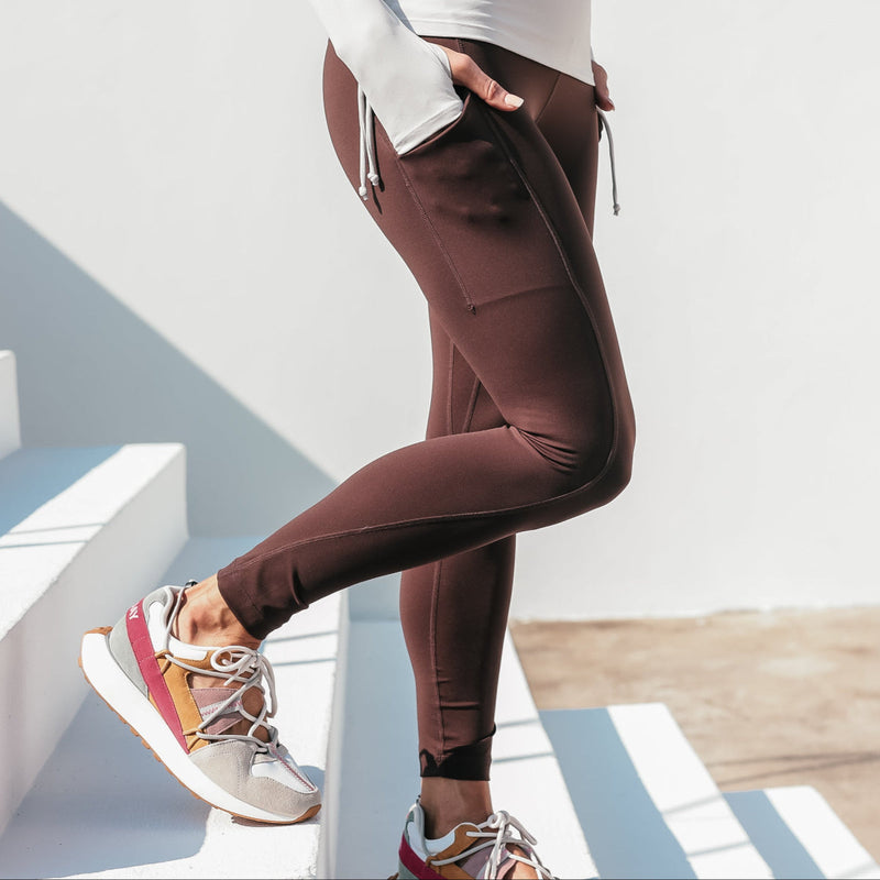 "EMPOWERED" Leggings | Brown