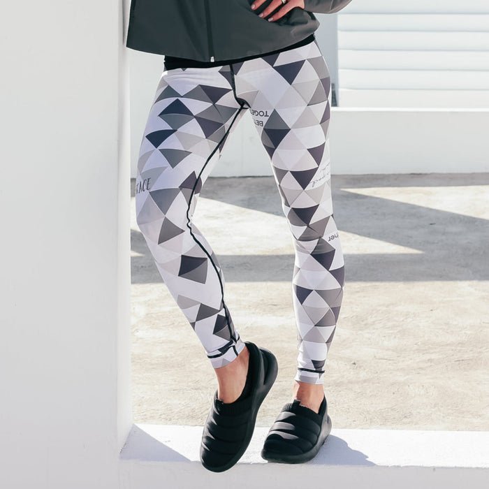 Reversible Leggings | “Rise Up"/Geometric