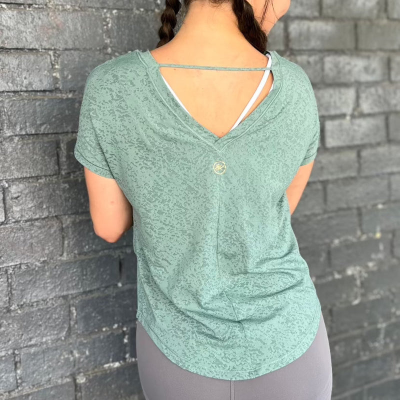 Vee-Strapped Tee | Green