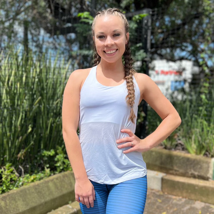 Back Cross 2-in-1 Vest | Light Blue