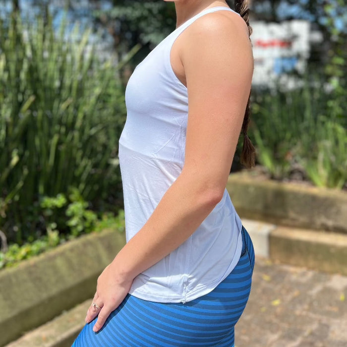 Back Cross 2-in-1 Vest | Light Blue