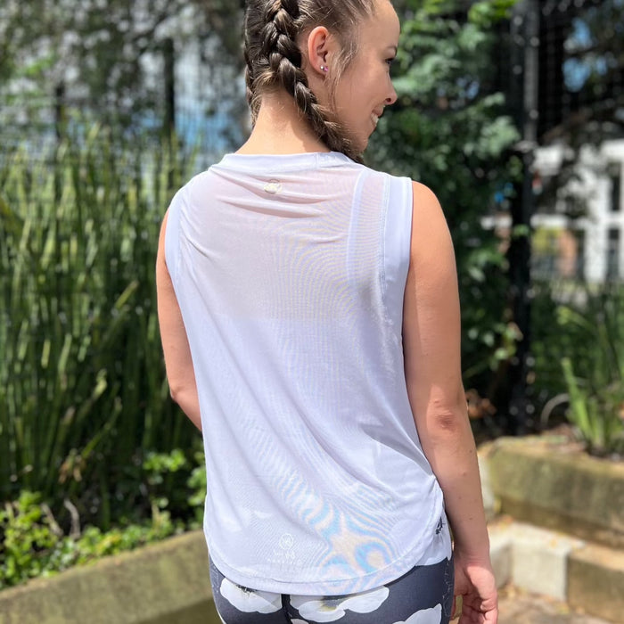 Sheer Flow Vest | Purple