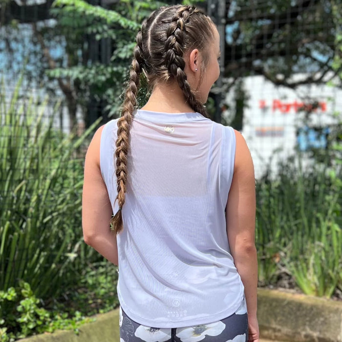 Sheer Flow Vest | Purple