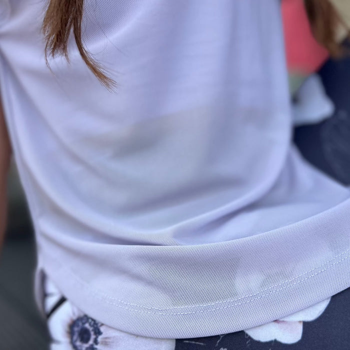 Sheer Flow Vest | Purple