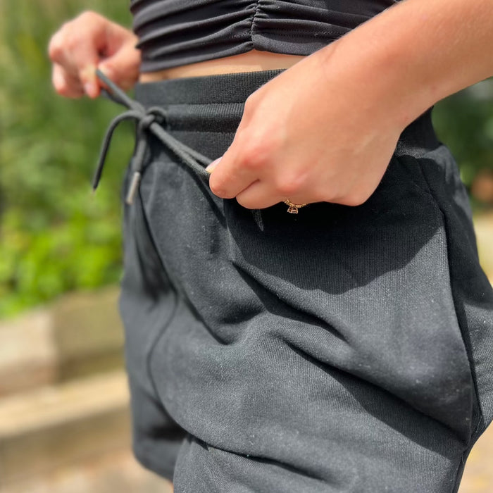 Active-Ease Sweatshorts | Black