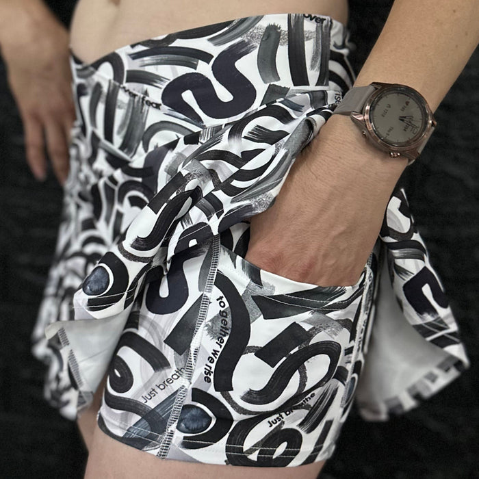 Body Kind Custom Print Skorts | Squiggles