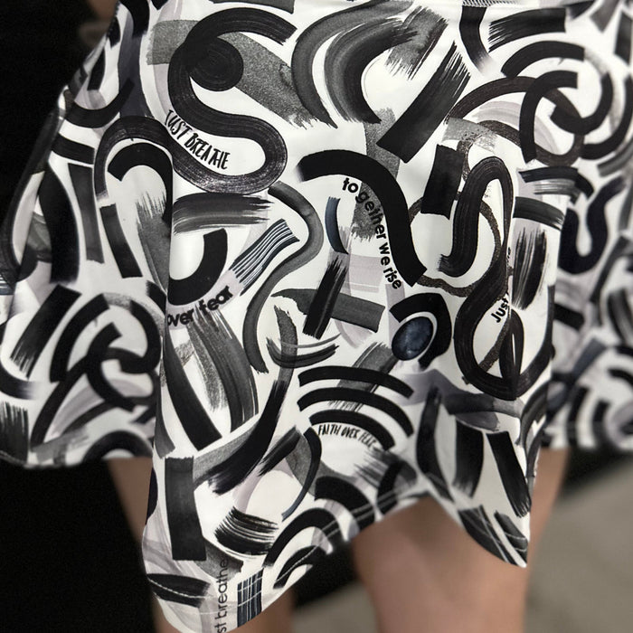 Body Kind Custom Print Skorts | Squiggles