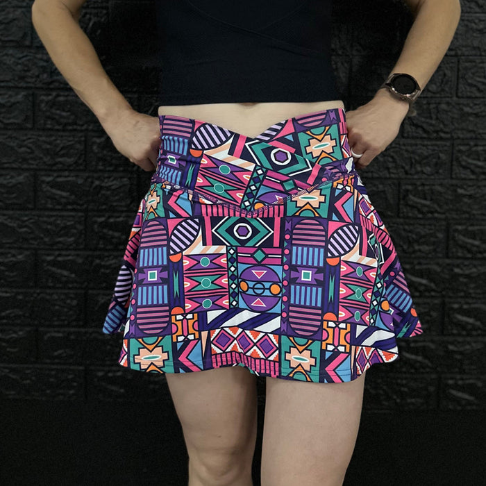 Body Kind Custom Print Skorts | African Alchemy