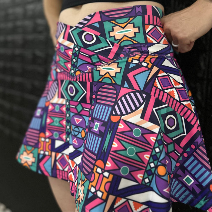 Body Kind Custom Print Skorts | African Alchemy