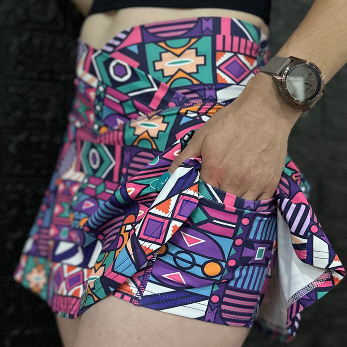 Body Kind Custom Print Skorts | African Alchemy