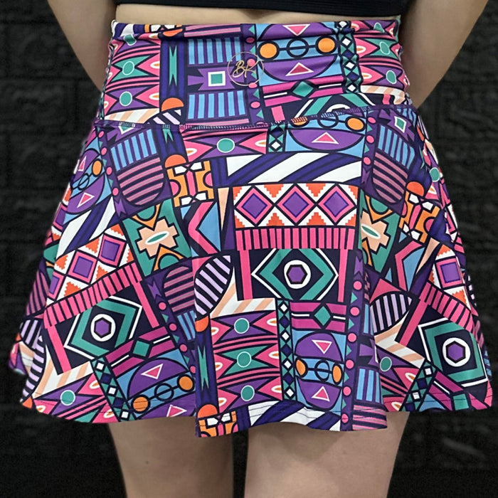 Body Kind Custom Print Skorts | African Alchemy