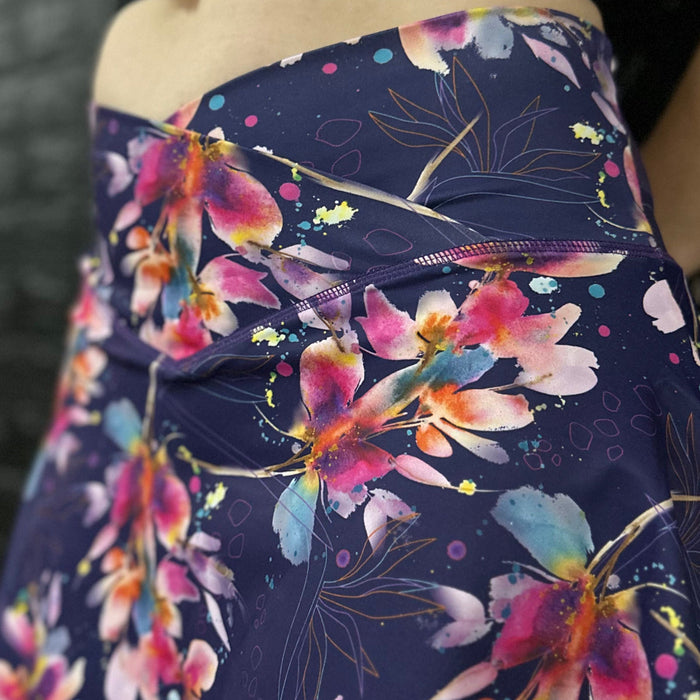 Body Kind Custom Print Skorts | Floral Fantasy
