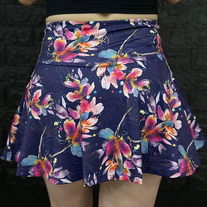 Body Kind Custom Print Skorts | Floral Fantasy