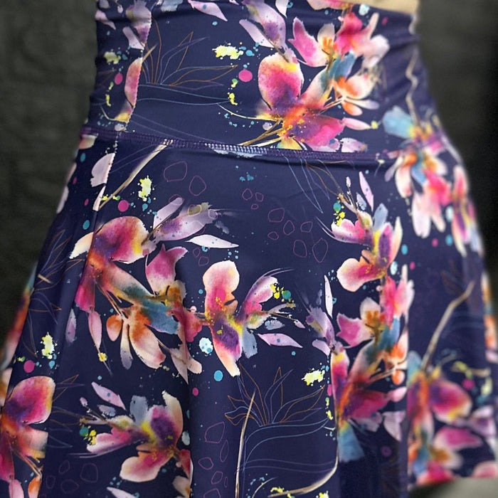 Body Kind Custom Print Skorts | Floral Fantasy