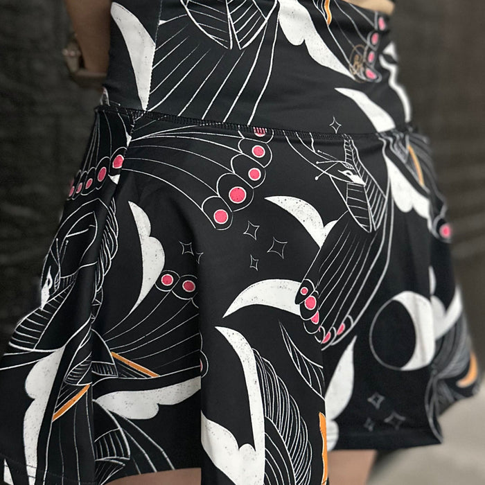 Body Kind Custom Print Skorts | Birds of Paradise