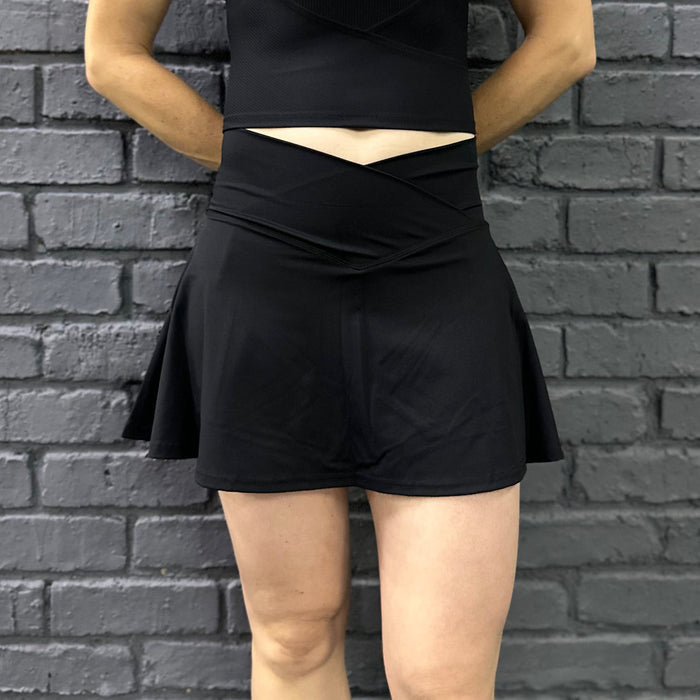 Body Kind Custom Print Skorts | Black