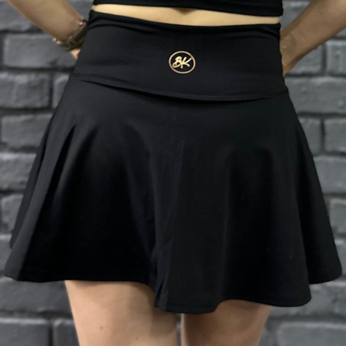 Body Kind Custom Print Skorts | Black