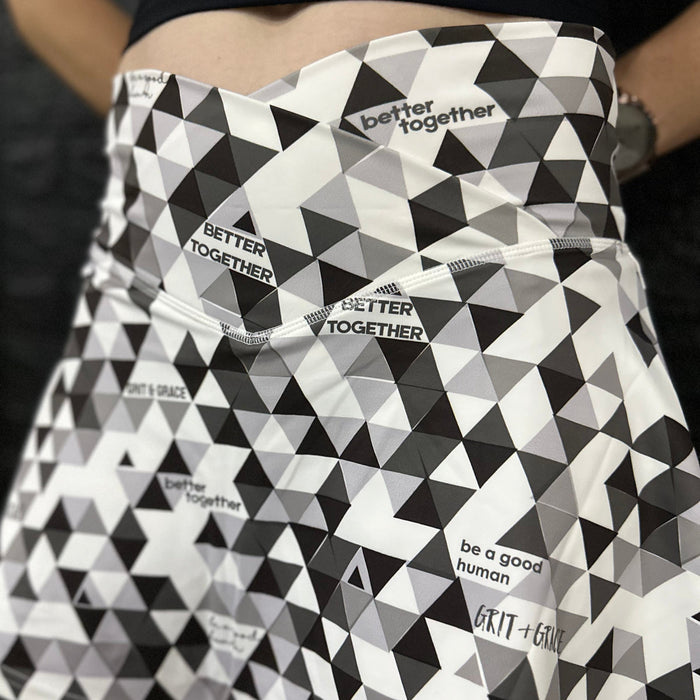 Body Kind Custom Print Skorts | Geometric