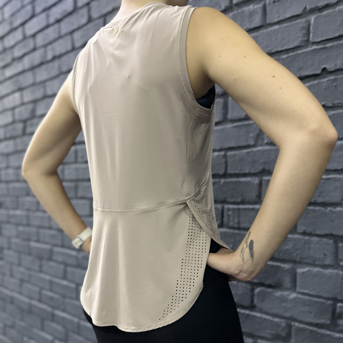 Athletic Chic Tank Tops | Beige
