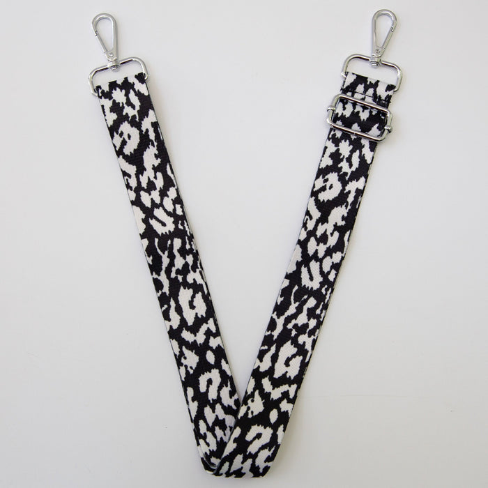 Jaggered Tote Bag Straps (Silver Metal)