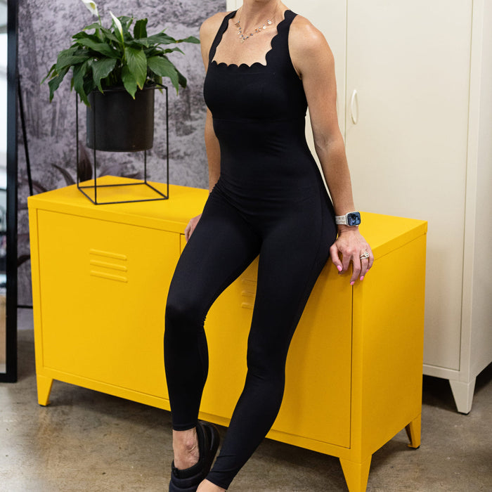 Belle - Petal Bodysuit | Black