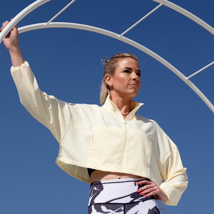 All-Seasons Trim Jacket | Baby Yellow