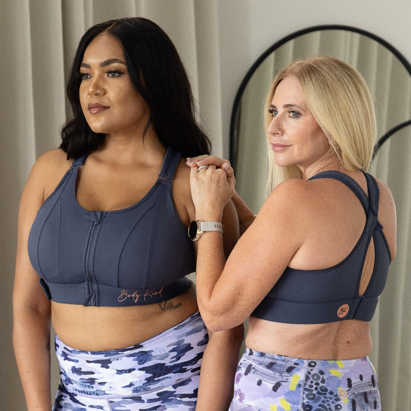 Multiply Raleigh Body Kind Sports Bra - Version 2.0 | Navy | Lisa Raleigh — Multiply Mall