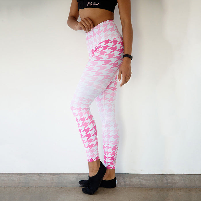 Reversible Printed Tights | Houndstooth & 50 Shades of Grey