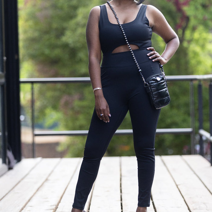 Hourglass Bodysuit | Black