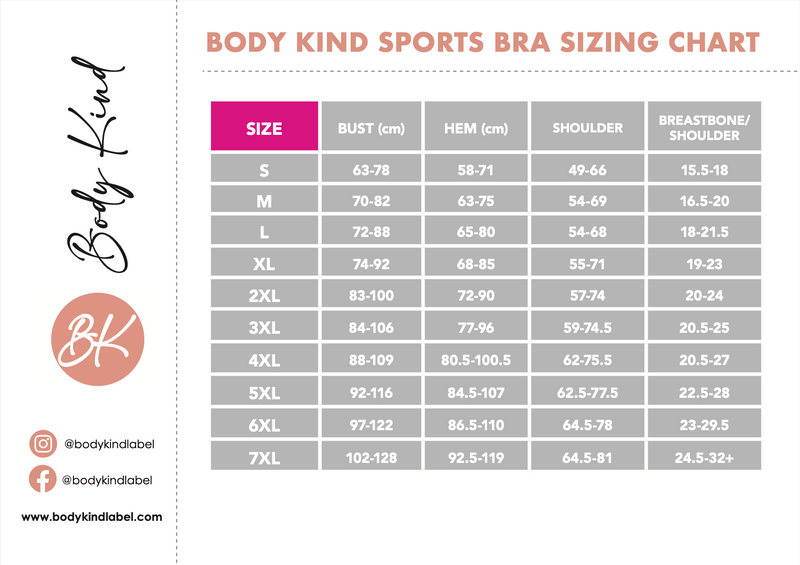 Body Kind Sports Bra - Version 2.0 | Black Leopard