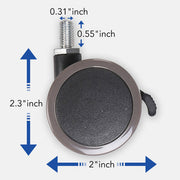 Set of wheels for standing desks - 2