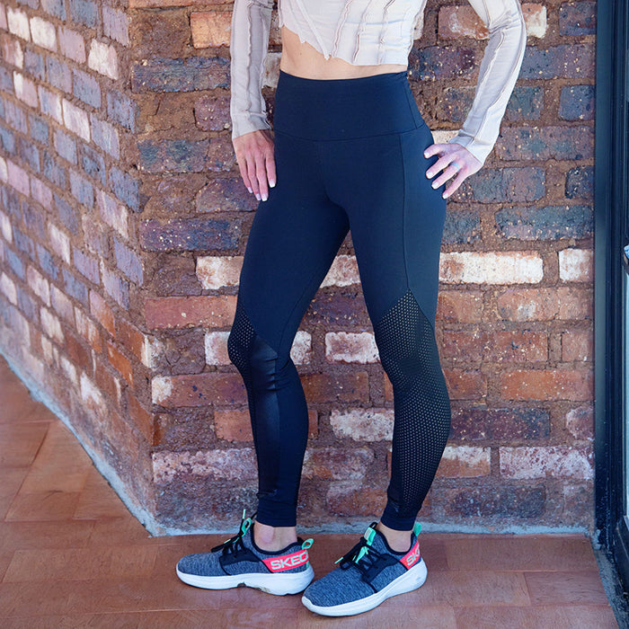 "ALLURE" Mesh Tights | Black